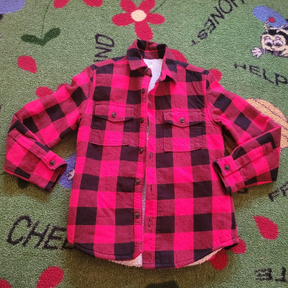Crewcuts Insulated Buffalo Plaid Jacket Size 12
